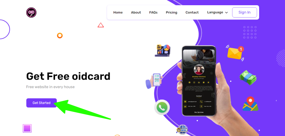 Sign up NFC Card