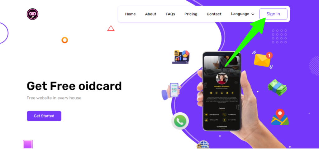 Sign up NFC Card